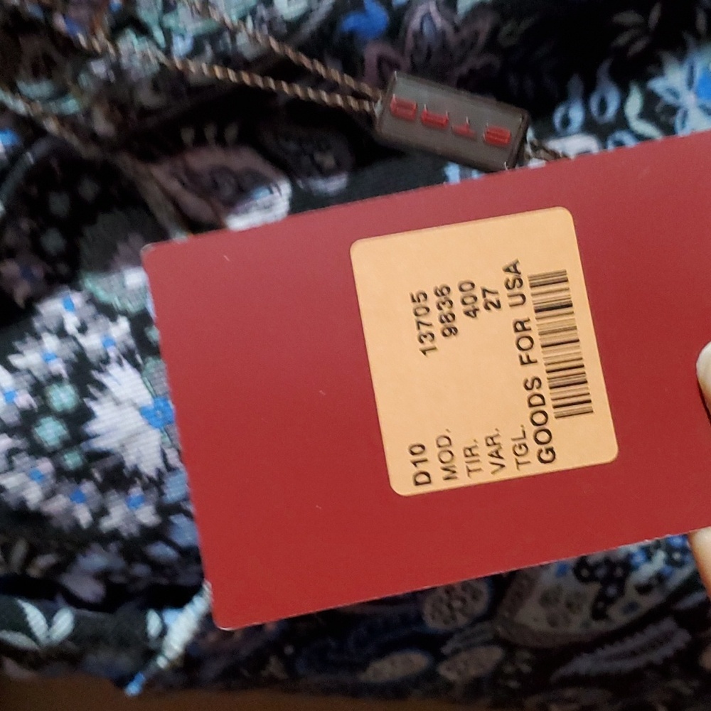 Sz 27 NWT Etro floral wide leg jeans - Picture 4 of 4